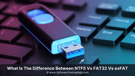 Difference Between NTFS and exFAT, .